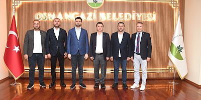 Bursaspor Yönetiminden Başkan Aydın’a ziyaret