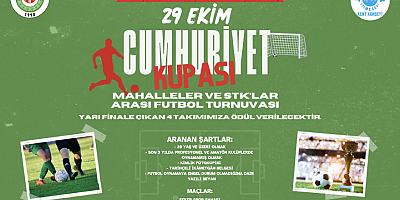 ETİMESGUT BELEDİYESİ’NDE CUMHURİYET KUPASI FUTBOL TURNUVASI BAŞLIYOR