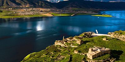 Hasankeyf Kalesi ve Mağaraları Aydınlatılıyor 