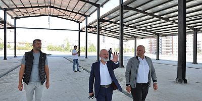 KOCASİNAN’DAN UĞUREVLER'E 2 BİN 800 METREKARELİK MODERN SEMT PAZARI