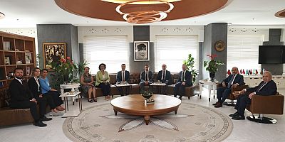 Vali Mahmut Demirtaş’tan Başkan Şadi Özdemir’e ziyaret